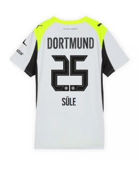 Billige Fotballdrakt Borussia Dortmund Niklas Sule #25 Replika Bortedrakt Dame 2025-26 Kortermet Billige Fotballdrakt Borussia Dortmund Niklas Sule #25 Replika Bortedrakt Dame 2025-26 Kortermet